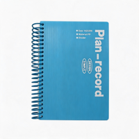 A5 Poly-Hardcover Spiralblock mit Einzelspirale