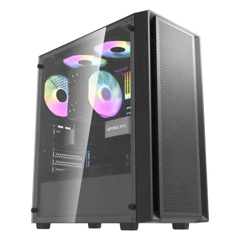 Darkflash DK353 ATX Mesh en iyi hava akımı desteği 360 su soğutucu pc kasa bilgisayar muhafaza oyun bilgisayarı kılıfları ve kuleleri