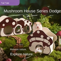 TailTale Hamster Hideout Maison en bois écologique pour Hamsters nains Hamsters syriens Gerbilles Hérissons Petits accessoires pour animaux de compagnie