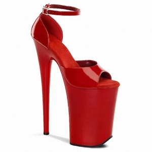 Gladiateur de boîte de nuit à talons Super hauts de 20cm, Sexy, sandales à bouche de poisson, vêtements de danse, plate-forme exotique, chaussures de danse pôle - Product Image 3