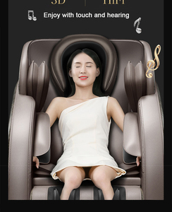 Chaise de massage du corps à bas <span class=keywords><strong>prix</strong></span> Bande LED à gravité zéro Pression des lames des deux côtés du pied et du mollet Musique Bluetooth - Product Image 3