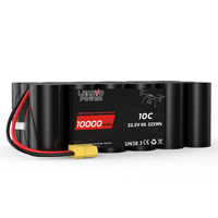 Batterie au lithium Molicel 6S3p 18650 10C 22,2V 8,4Ah 9Ah 10Ah VANT pour drone FPV, batterie pour drone quadricoptère