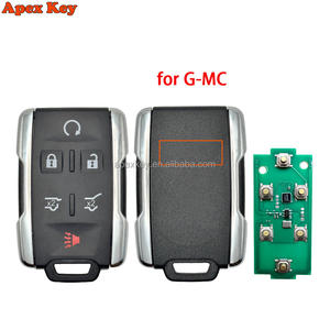 Llave Inteligente para Auto con Control Remoto Plateada 315/433MHZ para Chevrolet Colorado Silverado Tahoe Suburban GMC Canyon Sierra Yukon 2014-2019 - Product Image 1