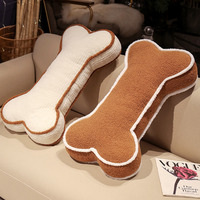 Chaise-canapé gonflable en peluche en forme d'os, écologique et créative, pour étudiants, dortoir, coussin de lit, coussin de voiture pour chien, pour le camping