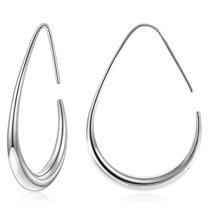 Gemnel thời trang Minimalism đồ trang sức 925 Sterling bạc có thể điều chỉnh giọt Bông tai - Product Image 6