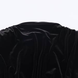 Pb & za महिलाओं 2025 शरद ऋतु के नए चिक फैशन मखमली कंधे की पोशाक विंटेज आस्तीन वाली महिला कपड़े मुजेर - Product Image 3