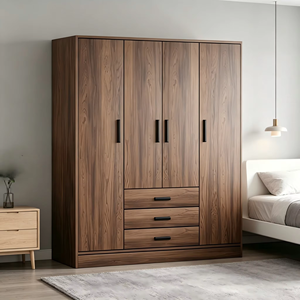 <span class=keywords><strong>Armadio</strong></span> Guardaroba Smontabile in Pannelli di Legno di Grande Capacità <span class=keywords><strong>per</strong></span> Camera da Letto, con <span class=keywords><strong>Cassetti</strong></span> e Spazio Appendiabiti - Product Image 6