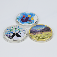 Pièce de monnaie commémorative personnalisée en métal, pièce vierge en laiton estampée pour gravure laser, pièce de monnaie vierge de type Challenge Coin