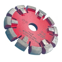 Disco de diamante para soldadura láser de calidad europea de 130 mm con segmentos curvos para hormigón extremadamente duro