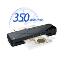 Machine à plastifier A3/A4/A5/A6 pour la maison et l'école, à chaud et à froid, épaisseur maximale de 0,6 mm, avec arrêt automatique