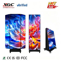 Display LED P2 a 3 Pieghe Rotante HDR10+ Luminosità 600CD Garanzia 2 Anni Supporto da Pavimento per Negozi di Gioielli di Lusso