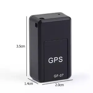GPS ระบบติดตามการบันทึกกันหาย,GF07อุปกรณ์ระบุตำแหน่งบุคคลติดตามสัตว์เลี้ยงขนาดเล็ก GSM รถยนต์ LBS ติดตามยานพาหนะรถบรรทุกแม่เหล็ก