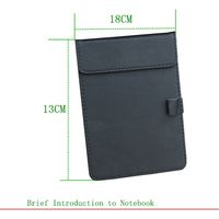 Bloc-notes en cuir pour hôtel, bloc-notes en cuir pour affaires, bloc-notes en cuir PU pour le bureau, bloc-notes et stylo