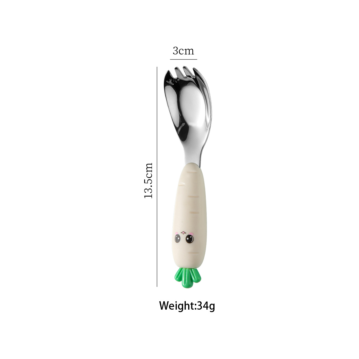Fourchette Yuanbao carotte 316L