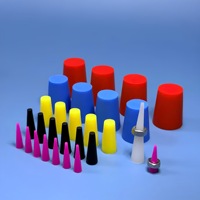 Bouchon en Silicone de qualité alimentaire, 20 pièces, pour Tube de Test de bouteille de vin, combinaison de drainage de sol, trou de 9-150mm