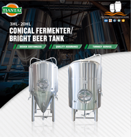 Fermenteur 10BBL 1200L, cuve de fermentation de bière, unités de brassage fabriquées en usine avec services de livraison porte-à-porte fournis
