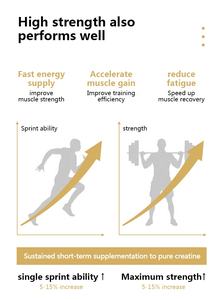 OEM בריאות תוספי טהור קריאטין מהיר להגדיל שרירים משקל תרגיל כושר להקל על עייפות כושר קריאטין מונוהידראט - Product Image 6