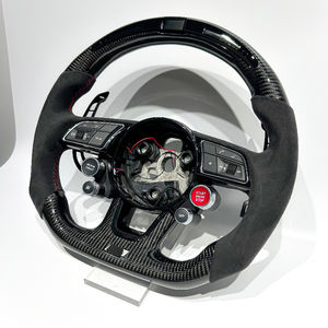 <span class=keywords><strong>Volante</strong></span> Deportivo de Fibra de Carbono Negra con Luces LED para Audi RS A1 A3 <span class=keywords><strong>A4</strong></span> A5 A6 A7 R8 RS3 C7 Q5 Q7 S3 S5 8V B8 B9 S4 Q3 Q8 - Product Image 4