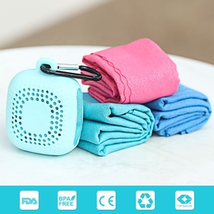 Hot Selling Outdoor Sublimation Evaporative Instant Cold Sukeen Custom Polyester <b>Microfiber</b> Sports Cooling <b>Towel</b> - Product Image 4