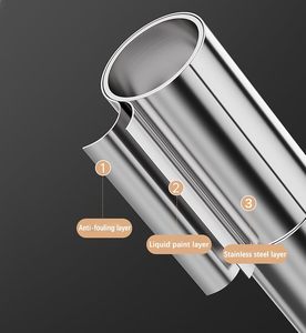 Tringle <span class=keywords><strong>de</strong></span> <span class=keywords><strong>Douche</strong></span> Moderne en Acier Inoxydable Forme PILLAR avec Fonction Séchage Écologique pour Vêtements - Product Image 6