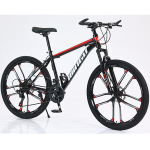 Vélo de montagne 26 pouces, cadre en acier à haute teneur en carbone, frein à disque double, absorption des chocs, 21 vitesses, fourche à suspension <span class=keywords><strong>Wolf</strong></span> Warrior 001 - Product Image 5
