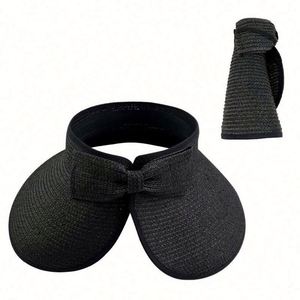 Sombreros de Paja para Mujer al por Mayor, Sombreros de Paja con Visera Ancha de 13 cm para el Sol, Ideales para la Playa en Verano - Product Image 5