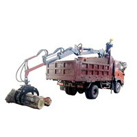 Grappin à bois pour Tracteur Bois Grappin Pivotant Grappin