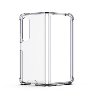 Funda para Teléfono Z Flip 4 5 6, Carcasa Protectora de TPU Suave + PC Acrílico Rígido a Prueba de Golpes para Samsung Galaxy Z Fold 6 5 4 - Product Image 1