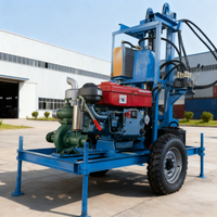 Machines de forage rotatives pour puits de 2025 à vendre, moteur diesel, équipement de forage de puits d'eau, plateformes de forage hydrauliques pour mines de 200 m