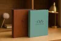 Carpeta de archivos de oficina de cuero PU resistente de alta capacidad, organizador de documentos, carpeta de anillas de 1/2 pulgadas 4 3 para documentos A4