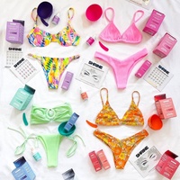 Maillot de bain string imprimé, bikinis d'été, maillot de bain brésilien, vêtements de bain, bikini chaud, maillot de bain pour filles
