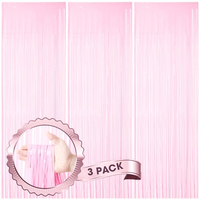 Rideau à franges en feuille de macaron 1x2m en PET, toile de fond scintillante pour anniversaire, mariage, baby shower, fête, décoration de photomaton
