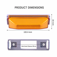Feux de signalisation routière LED multicolores 12-24V, 3 modes, lumière tamisée, clignotante, lampe de sécurité routière pour véhicules