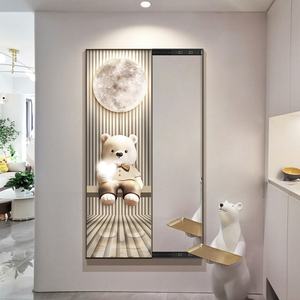 Elegante Puerta Corredera con Espejo y Marco de Aluminio Negro para Armarios, Ahorro de Espacio, Móvil, con Base de Lona y Sistema Avanzado de Empuje y Tracción - Product Image 6