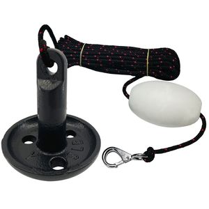 Kit d'ancrage champignon 5lb 8lb 10lb noir PE enduit de vinyle <span class=keywords><strong>Kayak</strong></span> marin ancres de yacht de pêche avec corde et accessoires de bateau flotteur - Product Image 1