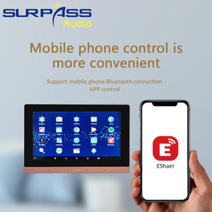 PW7825+CR525 2ゾーンWiFiステレオオーディオ天井スピーカー、壁掛けアンプサブウーファー付きホームサラウンドサウンドシステム - Product Image 3