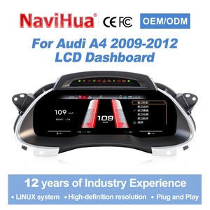 Velocímetro Digital LCD Navihua con Sistema Linux para Audi A4 2009-2013 con Función Carplay, Cabina Virtual, Medidor Automático - Product Image 1