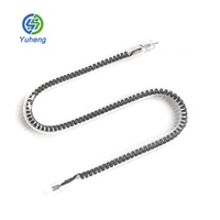 Lampe chauffante infrarouge en quartz à fibre de carbone électrique industrielle Yuheng 220 volts pour la fusion d'encre d'impression