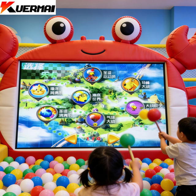 KEM Russia Virtual Immersive Kids Playground Interactive Wall Game Projection System Multi Screens in One Play Room