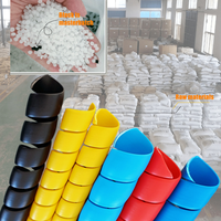 Fundas Protectoras de Cables en Espiral de Color Personalizado, Moldeadas por Soplado en PVC, Resistentes al Agua, para Uso Industrial