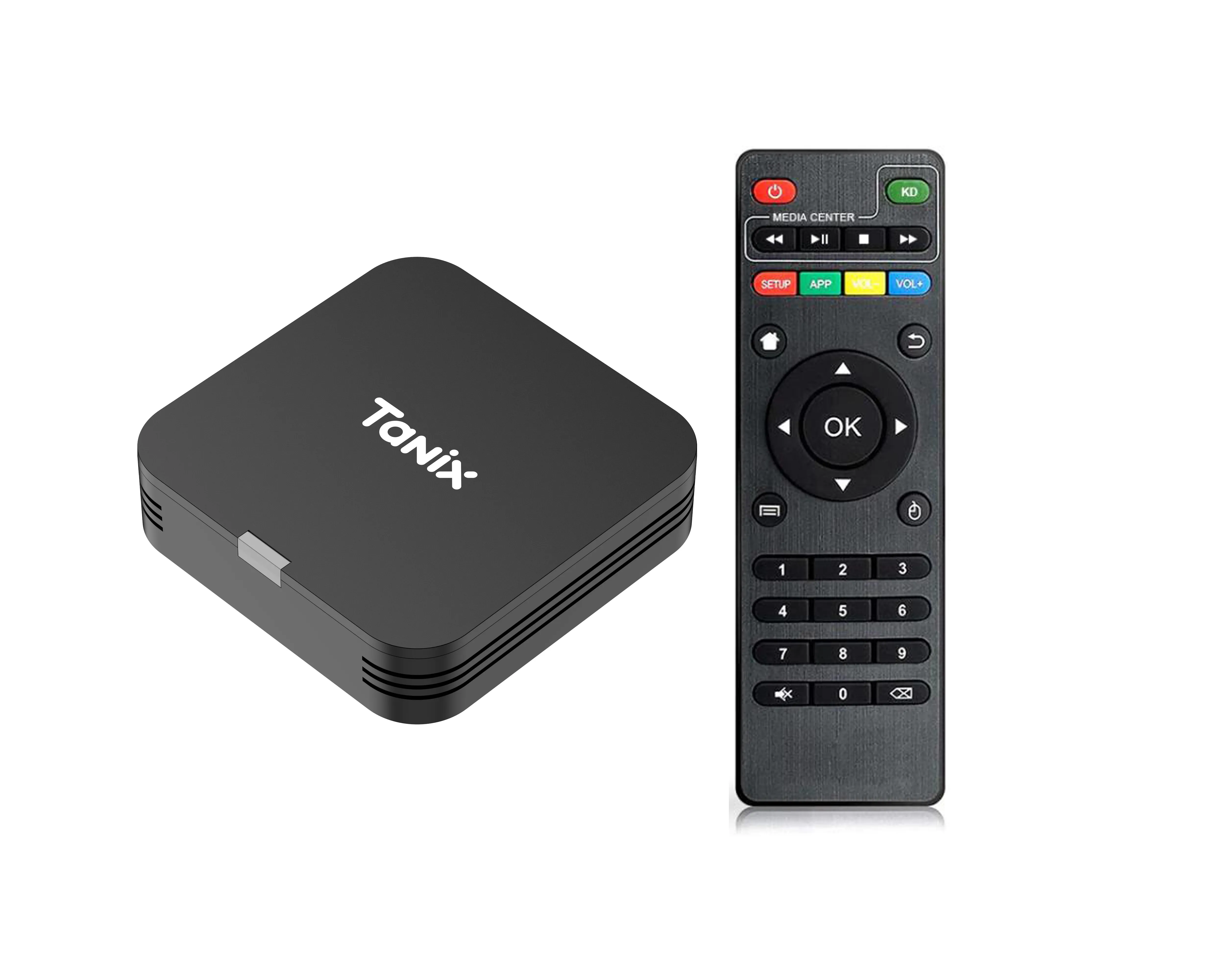 2024 Новый android tv box лучший tv box TX1 CPU Allwinner H313 Android 10 2,4 GWiFi Media Player декодер коробка