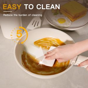 Juego de utensilios de cocina de 23 piezas de granito con mango desmontable, antiadherente, saludable, engrosado, de alta gama, con tapa de vidrio universal para estufa, ollas y <span class=keywords><strong>sartenes</strong></span>. - Product Image 4