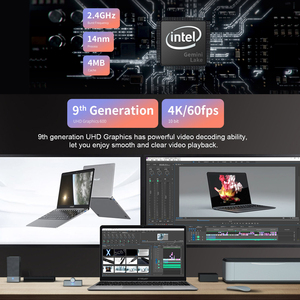 Teclast F7 Plus 2 Laptop 14 Inch Int El Gemini Hồ N4120 Quad Core 1920X1080 8GB RAM 256GB SSD Win 10 Máy Tính Xách Tay - Product Image 2