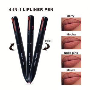 Lápiz Cosmético 4 en 1 con Logotipo Personalizado, Delineador de Labios de 4 Colores, Lápiz de Cejas de Alto Brillo, Lápiz de Maquillaje al por Mayor - Product Image 2