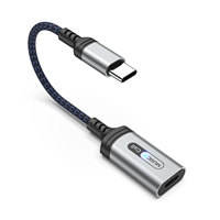 Adaptateur de convertisseur de convertisseur femelle portable de type C Usb C mâle à 8 broches