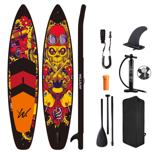 Tabla de SUP de Competición RACE de 12' (365 cm), Tabla de Paddleboard Inflable de Doble Capa con Tecnología Drop Stitch para Surf, Color Negro, Tabla de Competición de 12' RA - Product Image 1