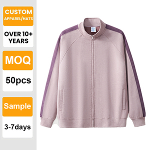 Sweat-shirt unisexe en molleton de qualité supérieure, personnalisable en gros, avec fermeture éclair, 300 g/m², tendance décontractée, surdimensionné, OEM - Product Image 1