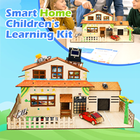 Kit STEM de Madera Zetok para Casa Inteligente DIY con Placa Controladora y Tutorial de 16 Lecciones, Regalo Educativo para Niños de 8+ Años