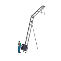 Élévateur à échelle en alliage d'aluminium pour l'installation de panneaux solaires, moteur 2,2 kW, capacité de charge 250 kg, protection IP54, HuaFeng HFSJ-250 Lift