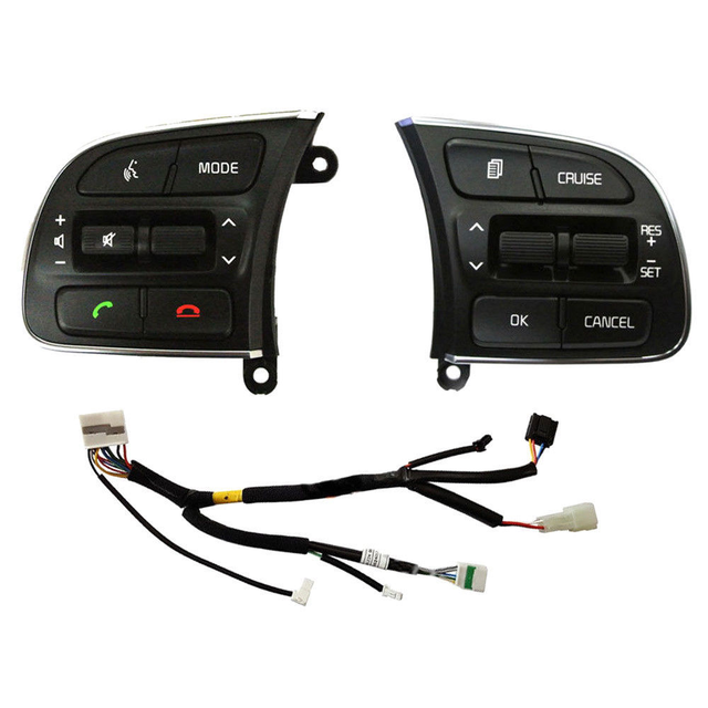 Steering Wheel Cruise Remote Control Switch Buttons for Kia